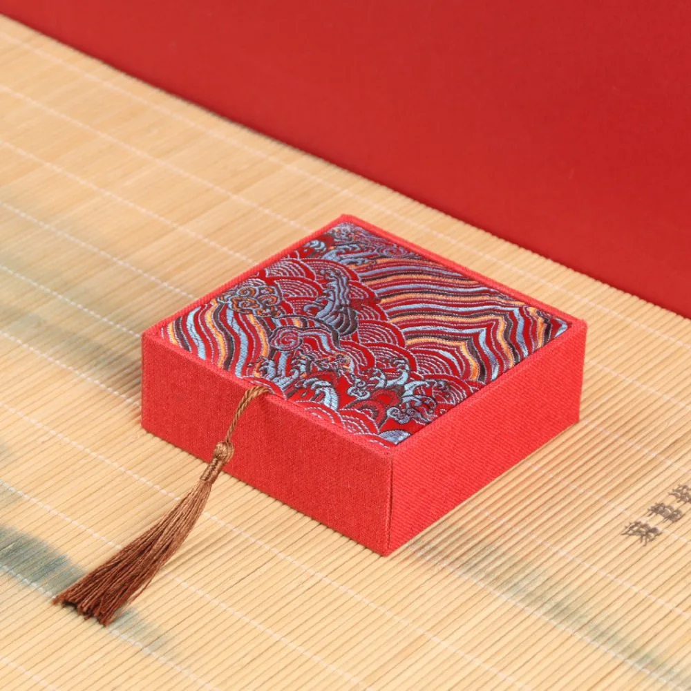 Fashion Chinese Style Jewelry Box with Fringe Portable Jewelry Drawer Organizer Organizor Jewelry