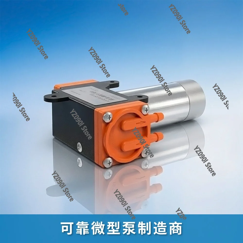 KVP8 Mini Diaphragm Vacuum Pump DC12V 24V Air Extraction Sampling Pump For Air Monitoring