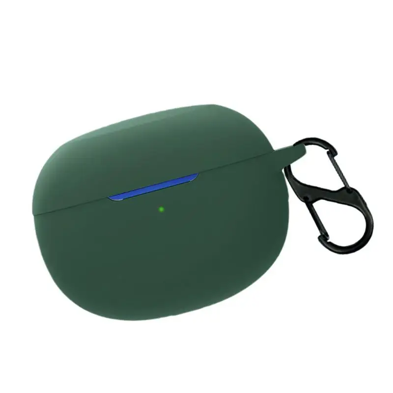 Мягкая Жидкая силиконовая искусственная кожа для realme Buds Air 3 телефон с карабином Беспроводная деталь