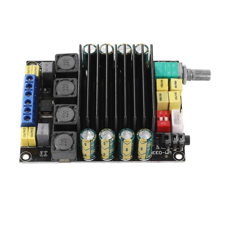 TDA7498 Módulo Amplificador Digital, Placa de Áudio, Power Audio, AMP 2.0, Classe D, Estéreo, 2x100W, Hifi, Fácil de Usar