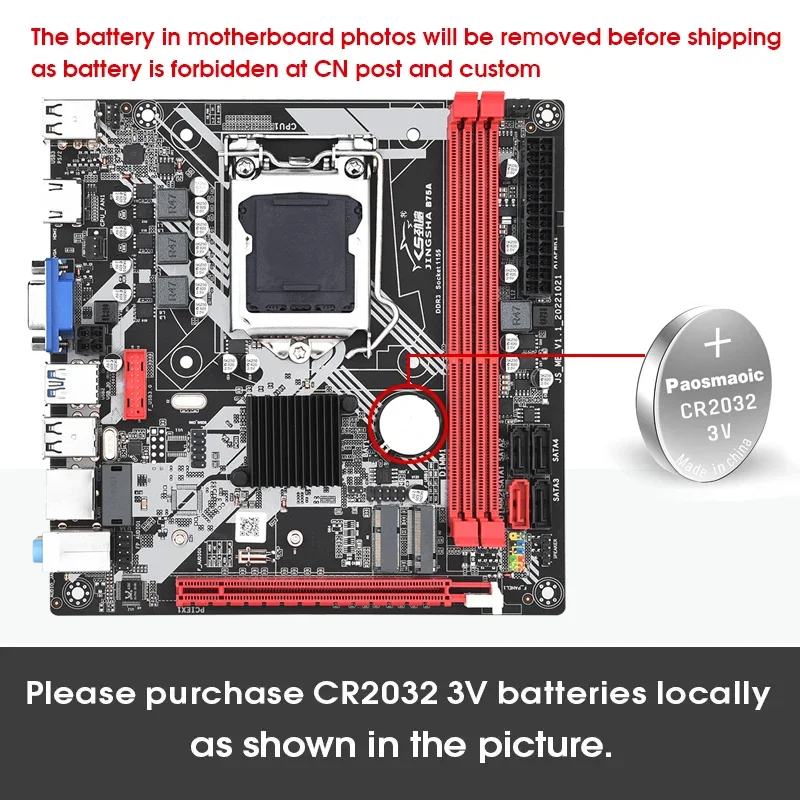หน่วยความจํา PC 2*8G = 16GB DDR3 หน่วยความจํา PC RAM พร้อม B75 placa แม่ i5 3570 LGA 1155 ชุด combo USB 3.0 SATA 3.0