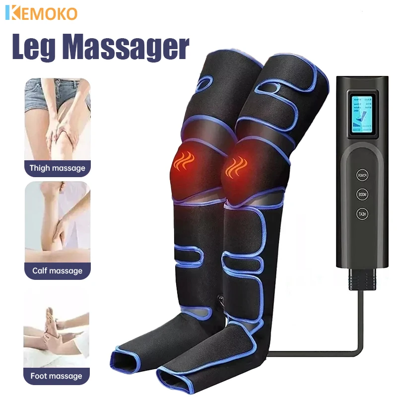 

360° Full Foot Leg Air Pressure Massager 4 Mode Promotes Blood Circulation Muscle Pain Relief Fatigue Llymphatic Drainage Device