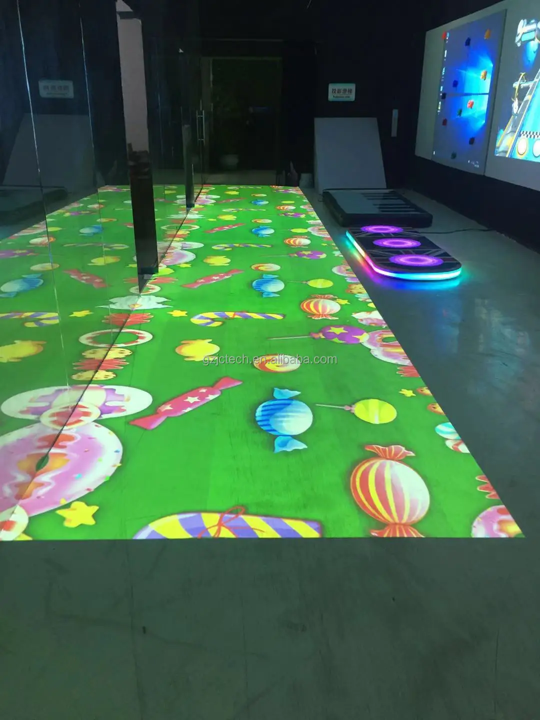 ثلاثية الأبعاد الهولوغرام التفاعلية لعبة الإسقاط الأرضية محاكي نظام الإسقاط التفاعلي