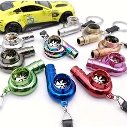 Alloy Turbo Whistle Keychain - Engine Sound Effect, Automotive-Themed Durable Key Ring, Perfect Gift for Car Enthusiasts