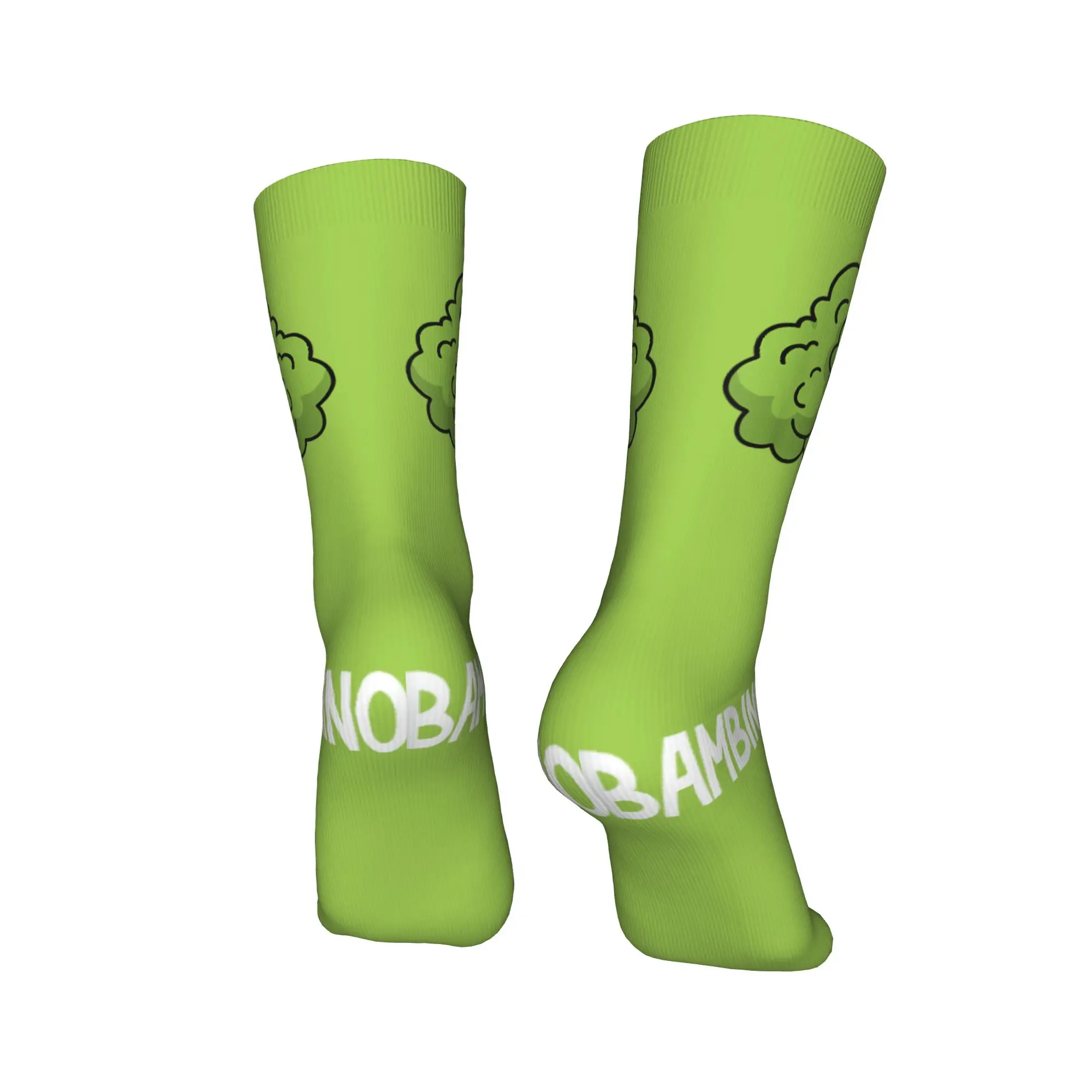 شخصيات Brainrot الإيطالية Bambino Broccolino الجوارب الكورية جوارب الرجال الدافئة لينة في الهواء الطلق الجوارب الخريف المطبوعة عدم الانزلاق الجوارب