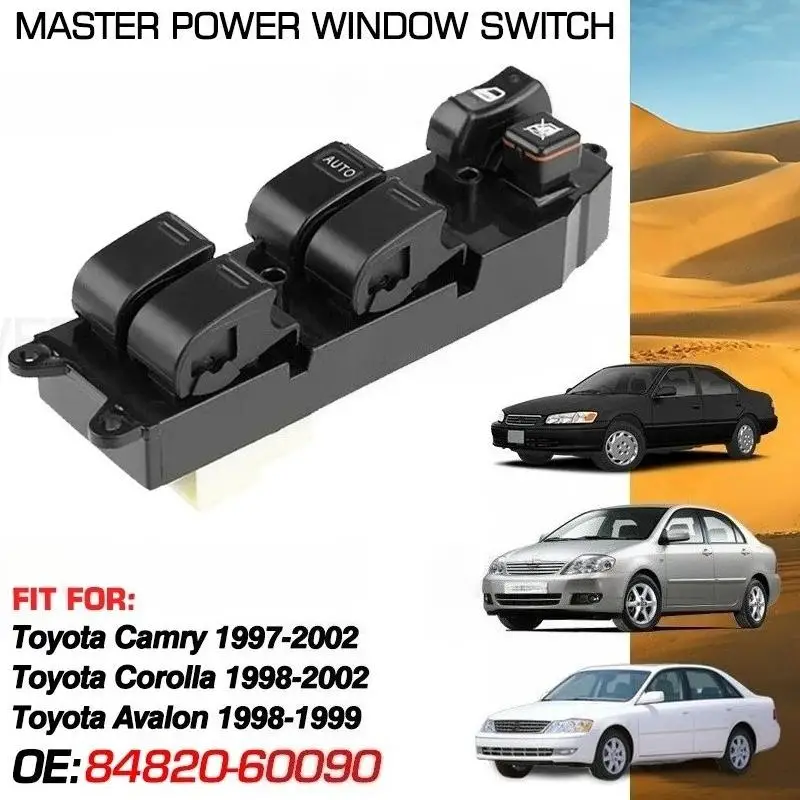 

For Toyota Avalon Corolla Camry 1997-2002 8482060090 84820AA011 Car Window Master Switch Glass Lifter Button 84820-60090 14 Pins