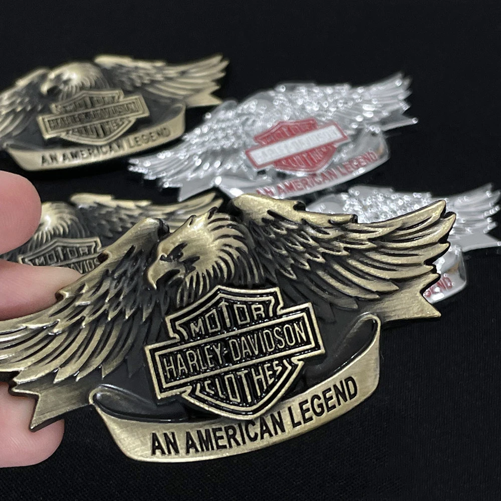 

Металлическая алюминиевая 3D-наклейка в виде черепа для мотоциклов HARLEY-DAVIDSON, эмблема на крышку топливного бака автомобиля