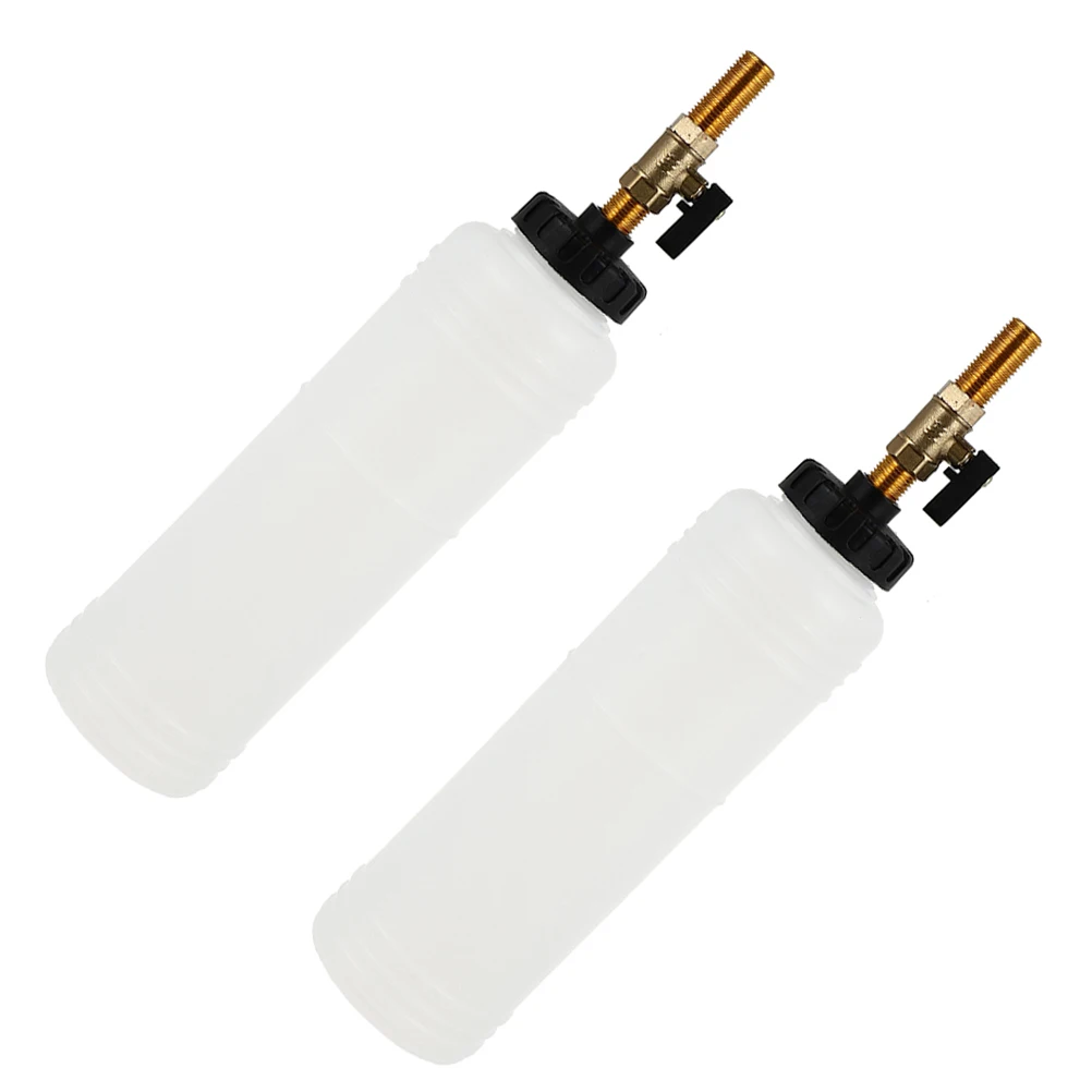 2 قطعة سائل الفرامل النازف زجاجة أداة هوائية مبدل الزيت مخلب آلة نزيف مادة الحديد كفاءة الاستخدام التوافق