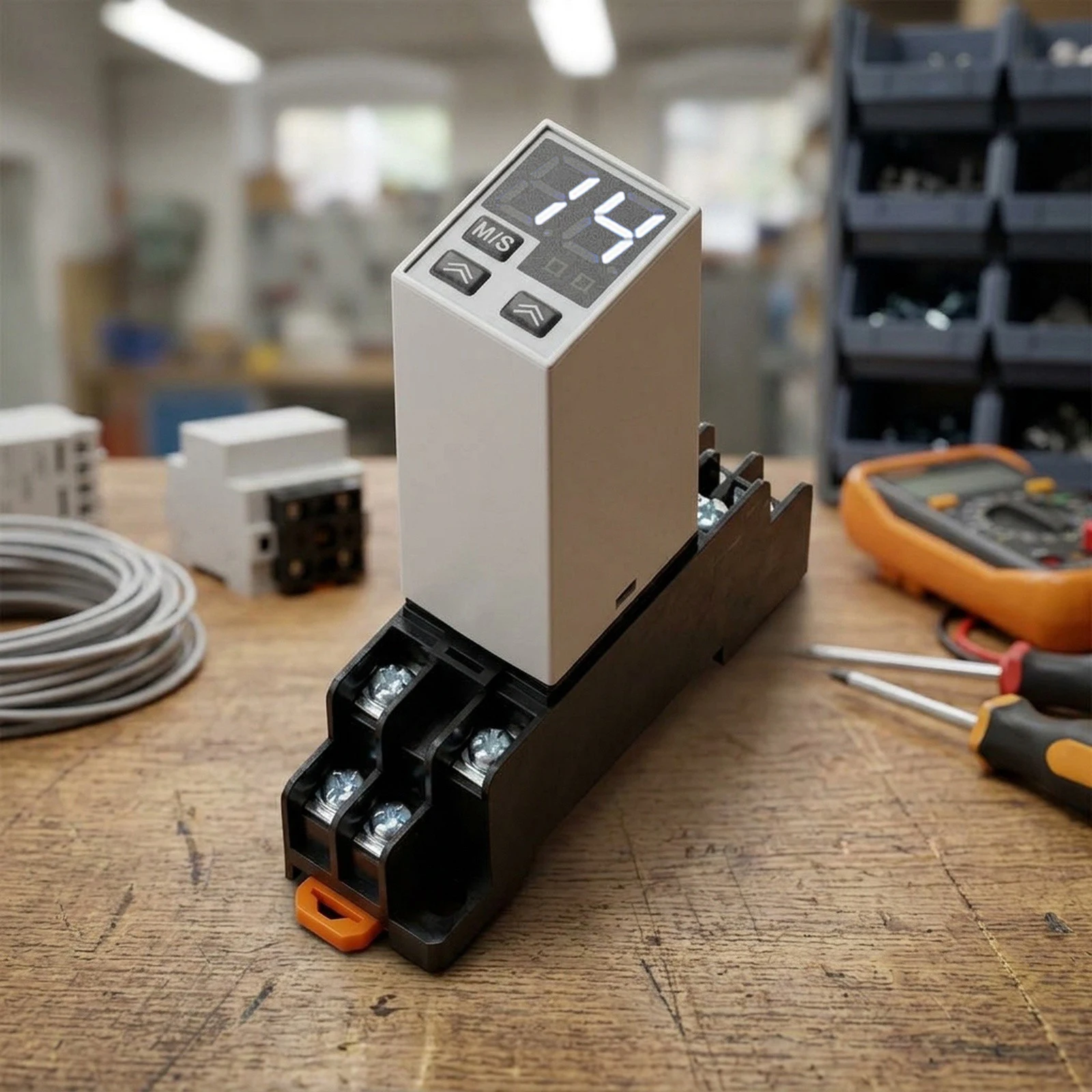 For Automotive Electronics H3Y-2 Timer Relay Delay Controller Relay Includes Relay Base Two-group Timing Control