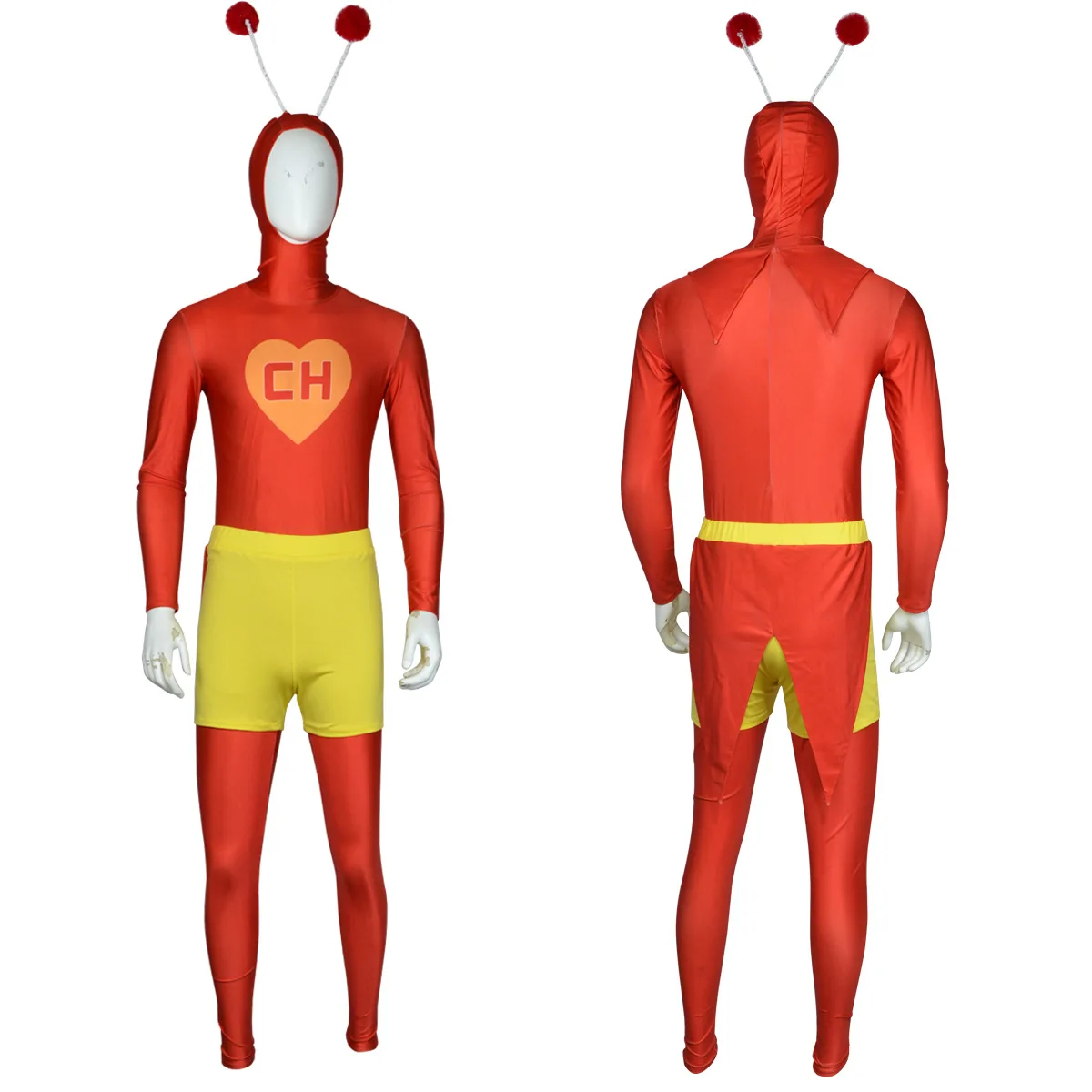 

2025 Comedian Jumpsuit Short Pants Mexican Chespirito 4 Cosplay Costume Halloween Cosplay Bee Costume Outfits Performance Wear