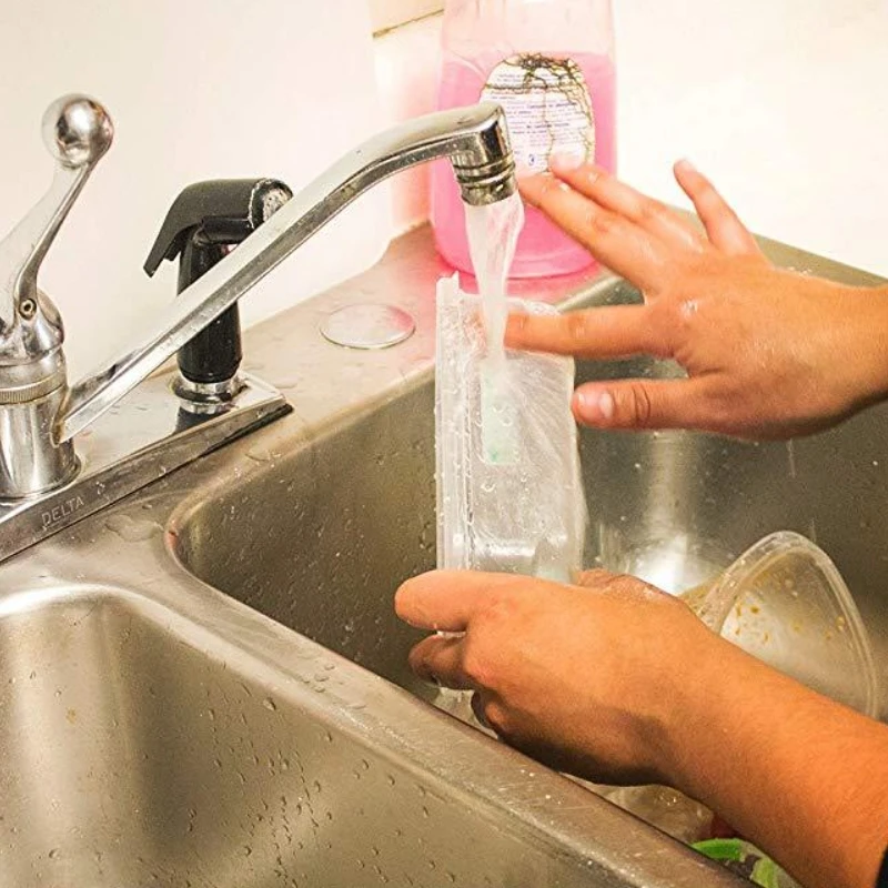 Dissolvable Food Labels by Food Safe 1x3'' Kitchen Storage freezer stickers Perfect for Reusable Containers -250 Labels Per Roll