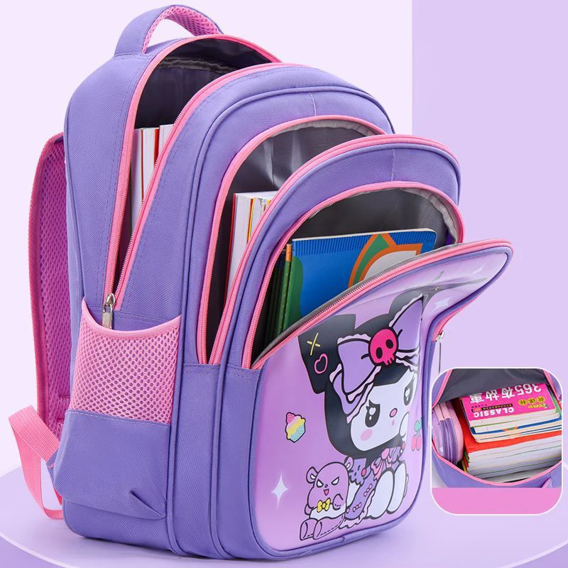 Cute Kuromi Melody Astronaut Schoolbag Student Kindergarten Backpack Large Capacity Schoolbag Cartoon Fashion Shoulder Bag