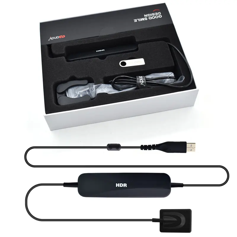 HDR 600C Handy Dental X Ray Sensor Size 2 RVG Digital Intraoral Imaging System Twain Driver  with Software APS CMOS Sensor
