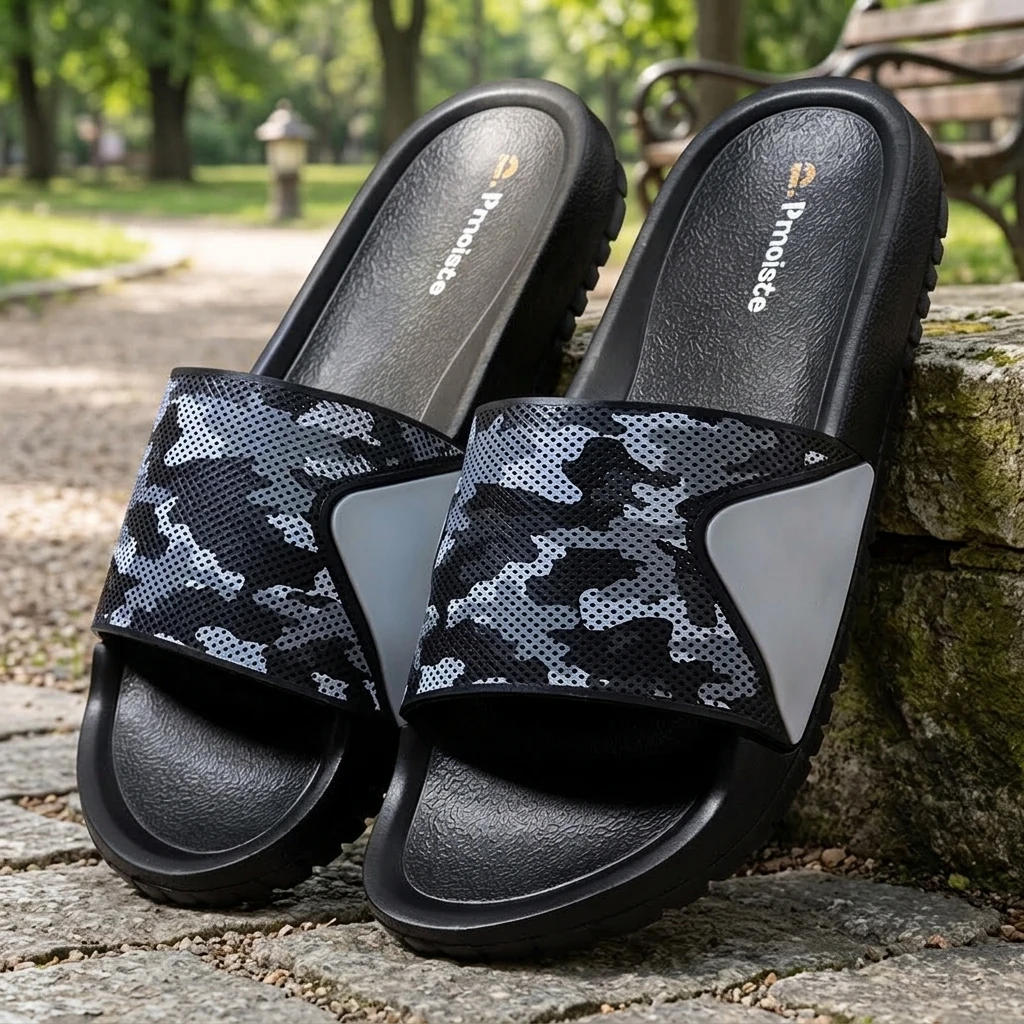 

Men's camouflage slippers made of EVA material breathable and quick drying in summer comfortable and of high quality