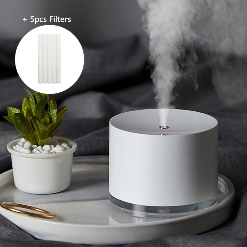 Portable Wireless Air Humidifier  2000mAh Usb Rechargeable Electric Humidifiers Diffuser Cool Mist Maker Night Lamp For Home