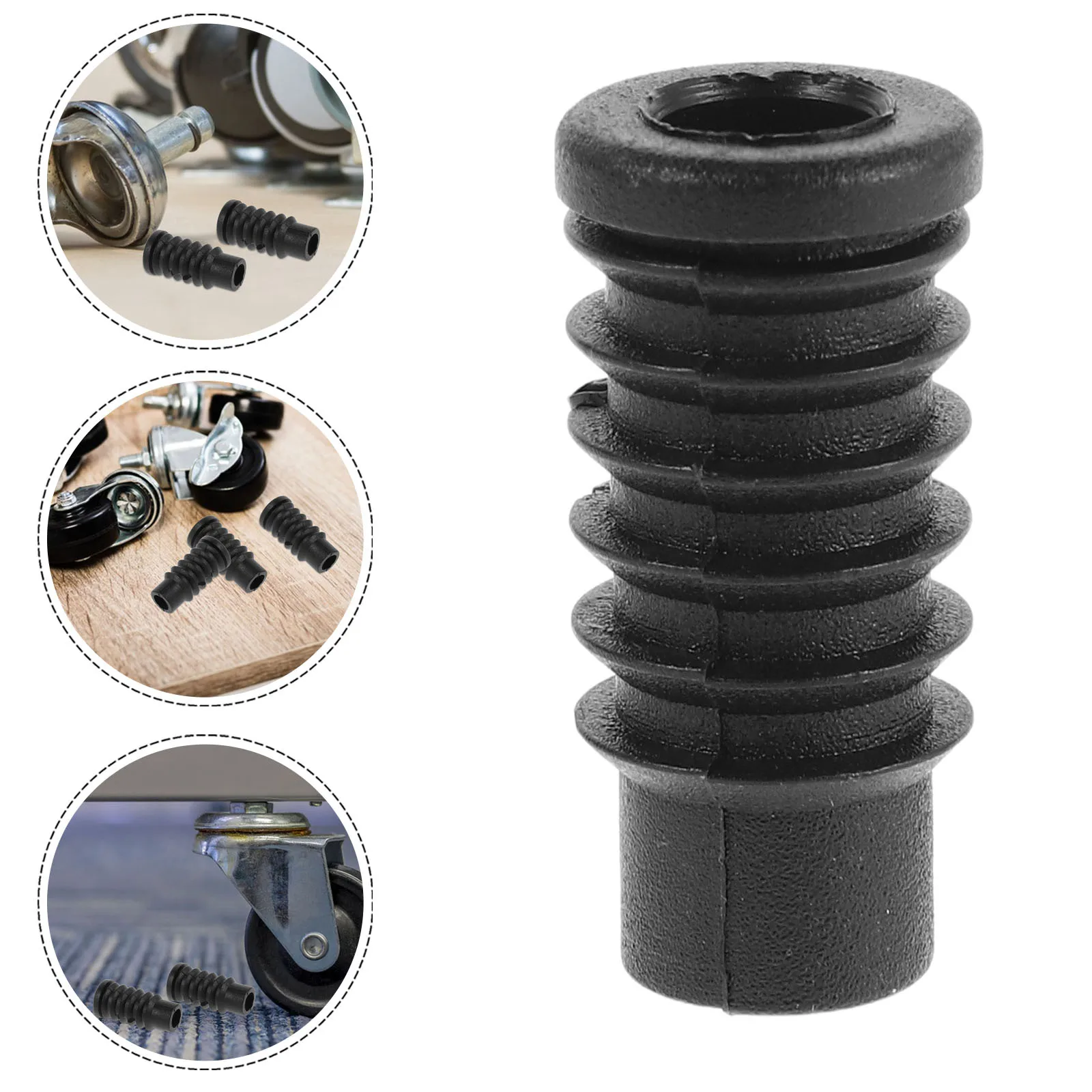 

20pcs Chair Leg Caps Floor Protection Universal Fit Non-Slip Furniture Glide Covers Replacement Stem Protectors For Office Chair