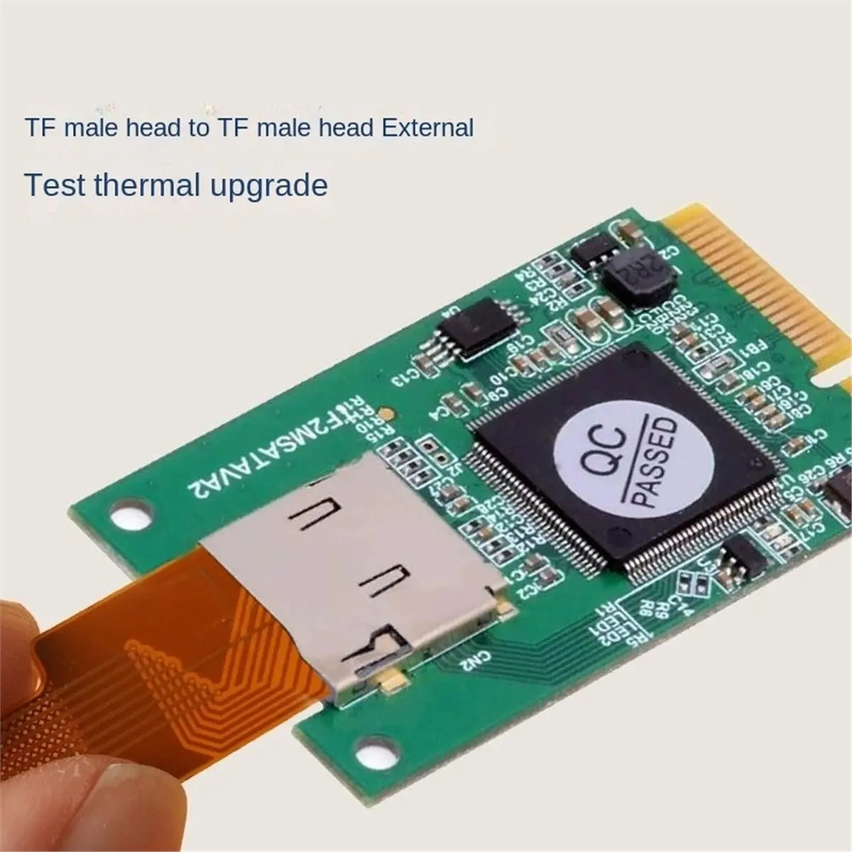 For Micro-SD TF to Memory Card Kit Male to Male FPC Extension Cable SDXC Card Reader Extension Cable Device Test Use