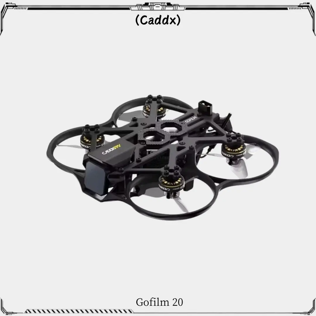 CADDXFPV Gofilm 20 4k Starlight FPV Drone HD FPV with 1303 6000kv Motors EIS and Gyroflow Technology HD Digital VTX System