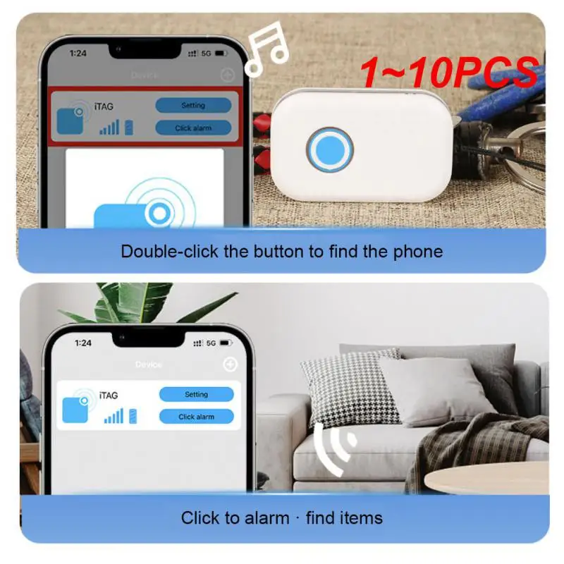 

1 ~ 10 шт. мини-устройство против потери сигнализация умная метка Беспроводная bluetooth-совместимая 5,0 трекер Детская сумка кошелек ключ эхолот GPS