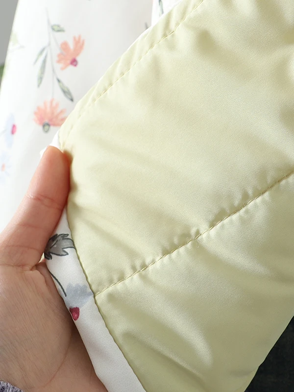 Nuovo cinese Sle Double-Face Wear Stampa floreale Cotone Jaet Donna Inverno Faionable Cotone imbottito Colletto alla coreana Tang Sui...