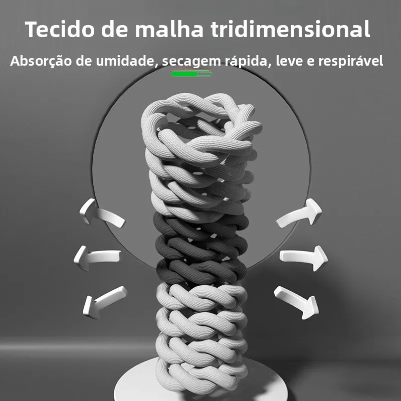 Joelheiras Esportivas para Escalada, Suporte de Joelho Tricotado para Homens e Mulheres, Equipamento de Proteção para Corrida...