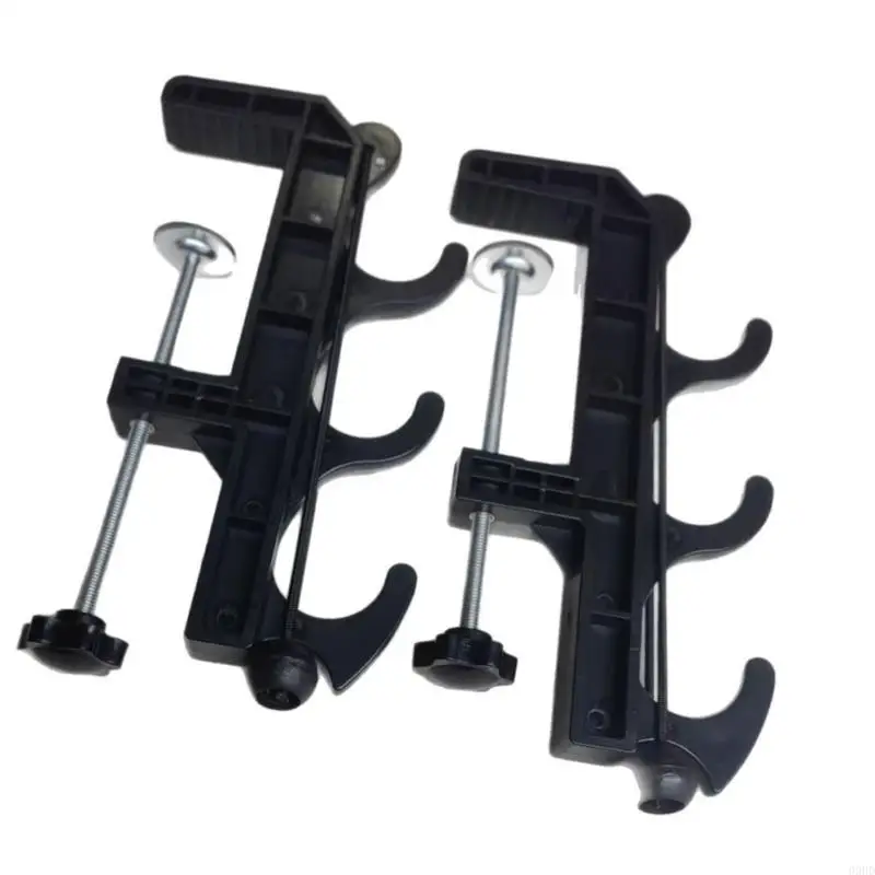 Pickup Bed Fishing Rod Rack, 2Rack with 3 Storage Positions per Rack and No-Drill Screw Mounts for Separated, Organized 69HD