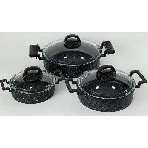 Acar 3 Piece Cast Prestıge Black Casting Sahan Set