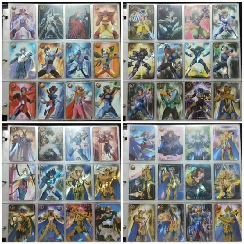 141pcs/set Saint Seiya Popular Anime Surrounding DIY Characters Gold Saint Seiya Shiryu Card Boy Toy Gift