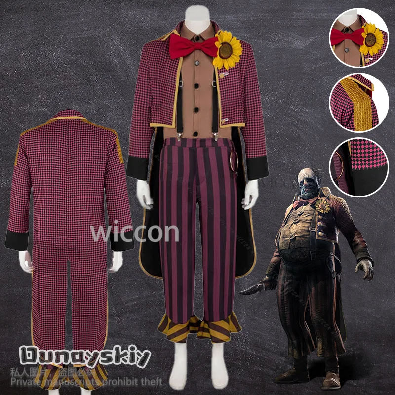 

Kenneth Chase Dead Horror Anime Game Daylightt Cosplay Costume Plaid Shirt Suspender Pants Terror Halloween Jokerrr Customized