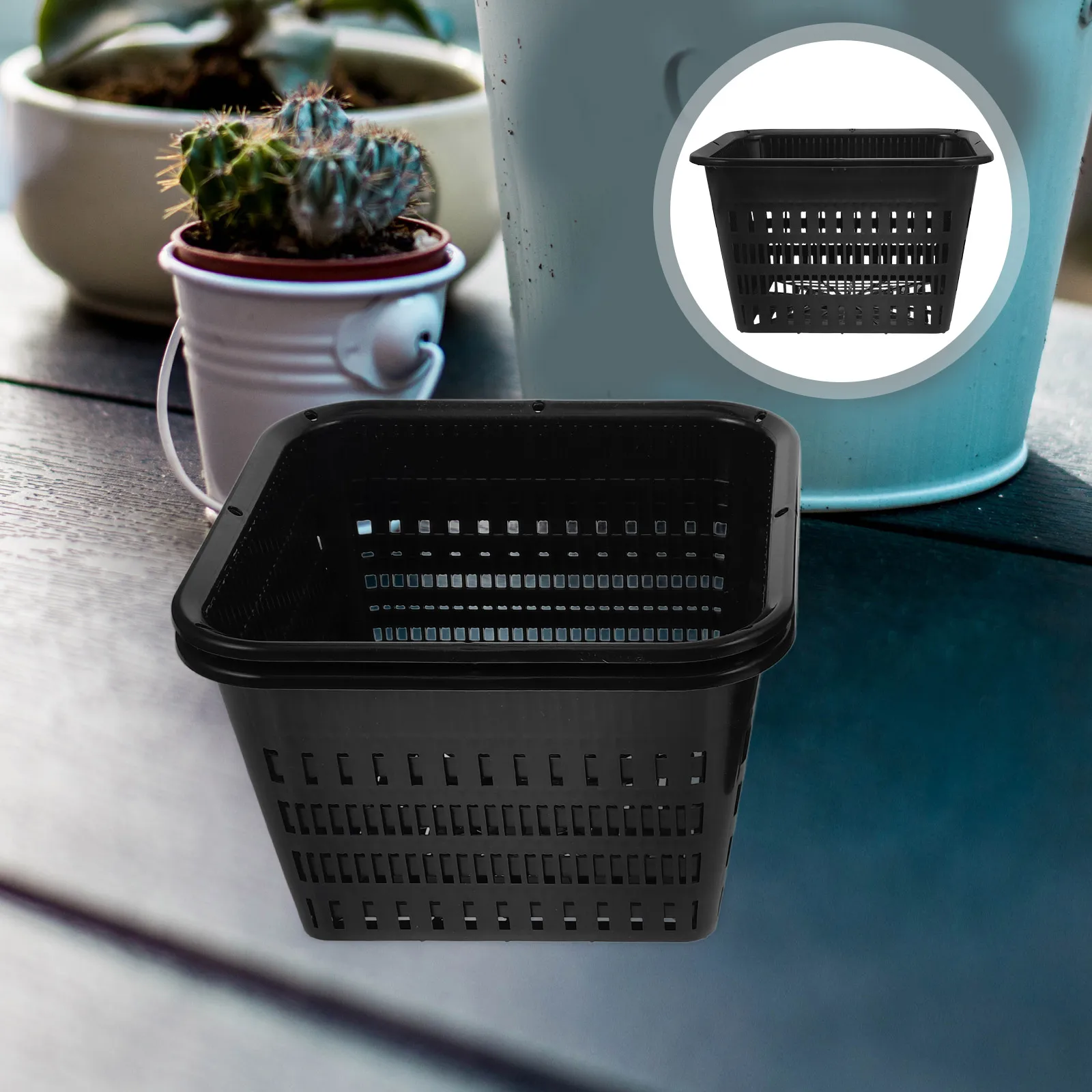 

4 Pcs Root Control Planting Basket Mesh Garden Cultivation Slotted Net Cups Pot Orchid