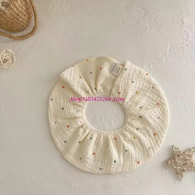 

Drooling Apron Feeding Bibs 360 Degree Rotating Saliva Towel for Baby Newborns