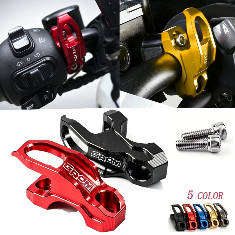 For Honda GROM125 MSX125 GROM MSX 125 2014-2026+  Motorcycle Handlebar Helmet Duffel Bag Storage Hooks Accessories