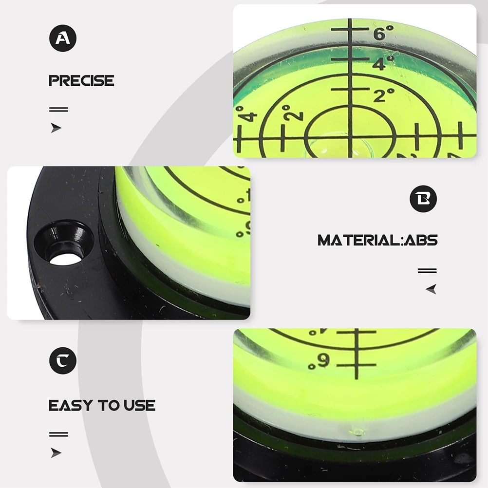2pcs 50X9mm Base Compact Mini Bubble Level Horizontal Measuring Instrument Small Leveler Tool High Accuracy Spirit Level