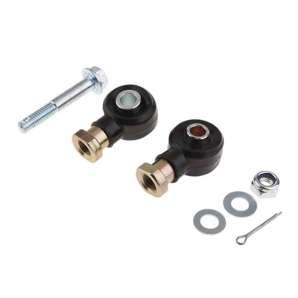 Metal Outer Steering Tie Rod End Kit Black ATV Parts Accessories Precision Mount for ATV Polaris Sportsman