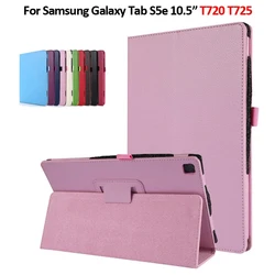Coque For Samsung Galaxy Tab S5e Case SM T720 T725 Fold Leather Stand Flip Cover for Samsung Tab S5e Cover Funda Tablet Case