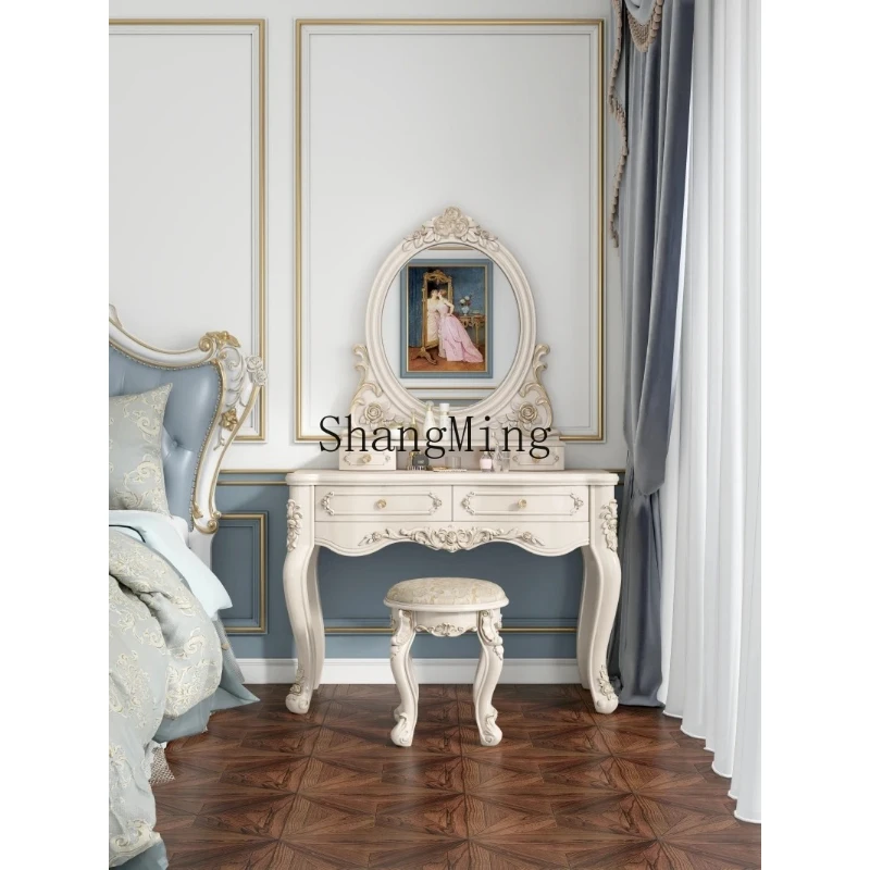

SM bedroom small apartment dresser multi-functional modern simple bedroom high-end makeup table