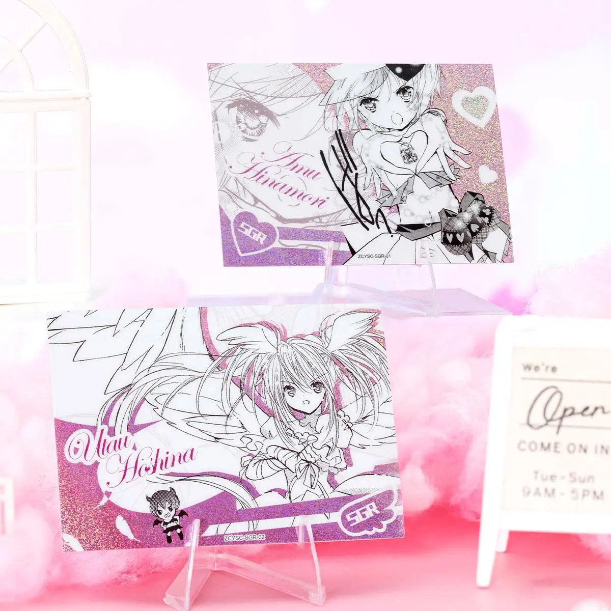 بطاقة شوجو شارا الأصلية قزم رينا سين يامينغ شوجو أنيمي الطرفية جمع بطاقة اللعب الهدايا