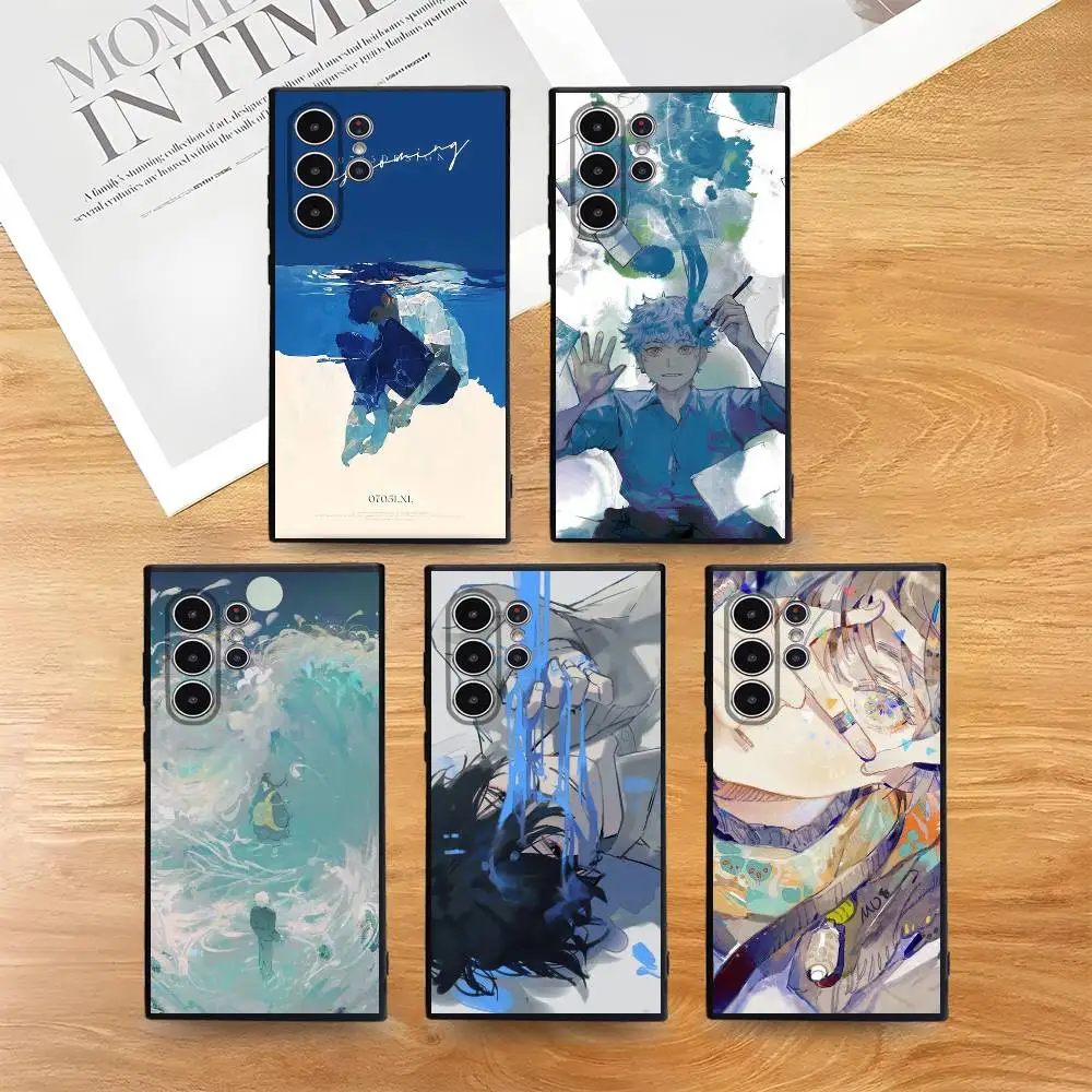 Чехол для телефона Anime Blue Period Yatorayaguchi, приятный для кожи мягкий чехол из ТПУ, совместимый с Samsung S21/S22/S23/S24/S25 FE/Plus/Ultra