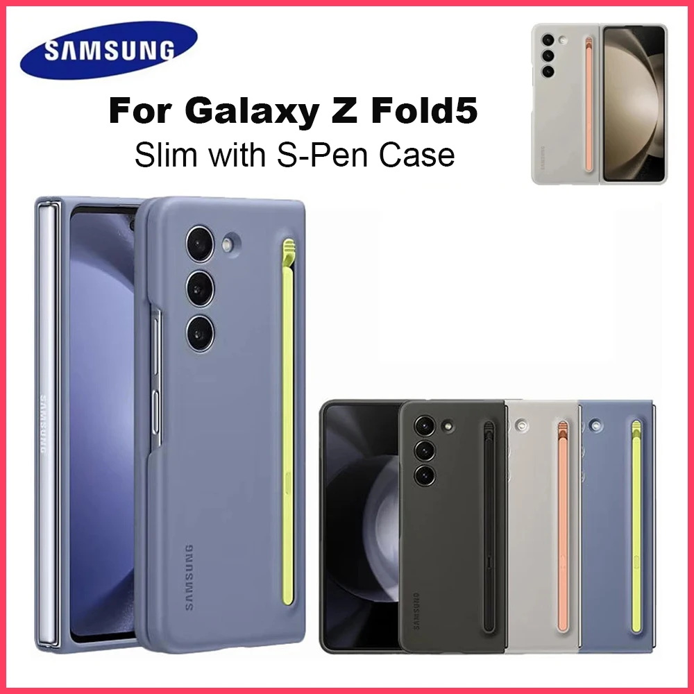 

Original Samsung Galaxy Z Fold5 S-Pen Case With Slim S Pen Z Fold 5 Phone Spen Cases Shockproof EF-OF94