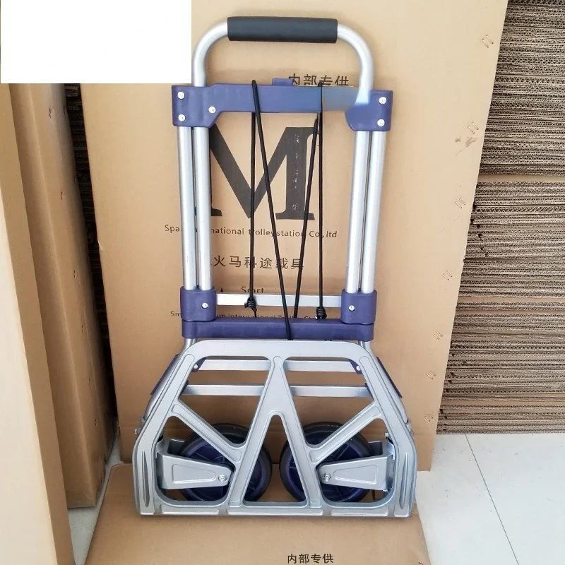 Stair Climbing Car Heavy King Moving Folding Portable Grocery Shopping Trolley Home Stairs Artifact Trolley Pull Truck