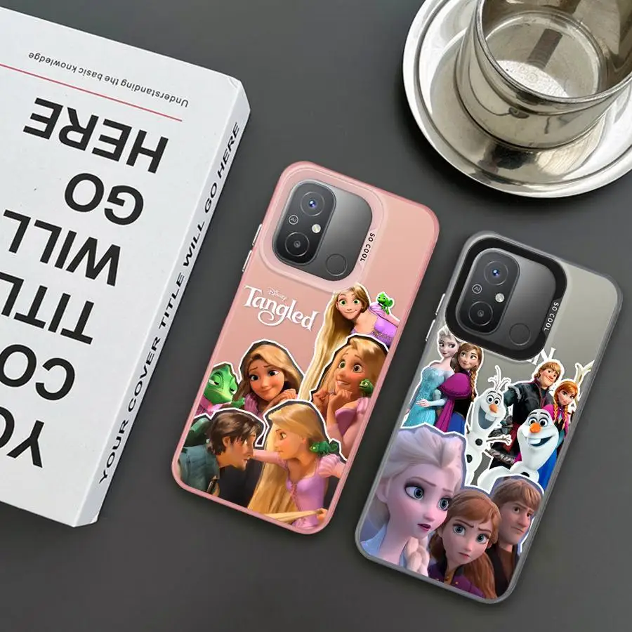 Disney Princess Fashion Phone Case for Xiaomi Redmi Note 13 Pro 11 12 10 Pro Plus 11S 12S 11Pro Shockproof Mobile funda Cases