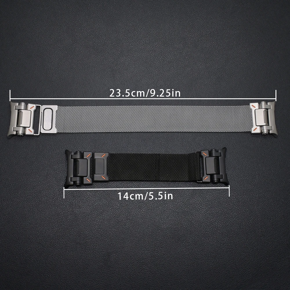 سوار ميلانو مغناطيسي فاخر لساعة سامسونج جالاكسي الترا 7 47 ملم لساعة سامسونج جالاكسي الترا 47 ملم حزام الأعمال