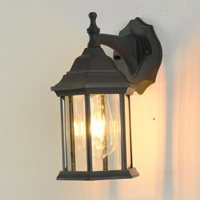 Modern Minimalist Aluminum Waterproof LED Wall Light Outdoor Garden Hotel Guesthouse Entrance Eaves Decor Novelty New Home view 5