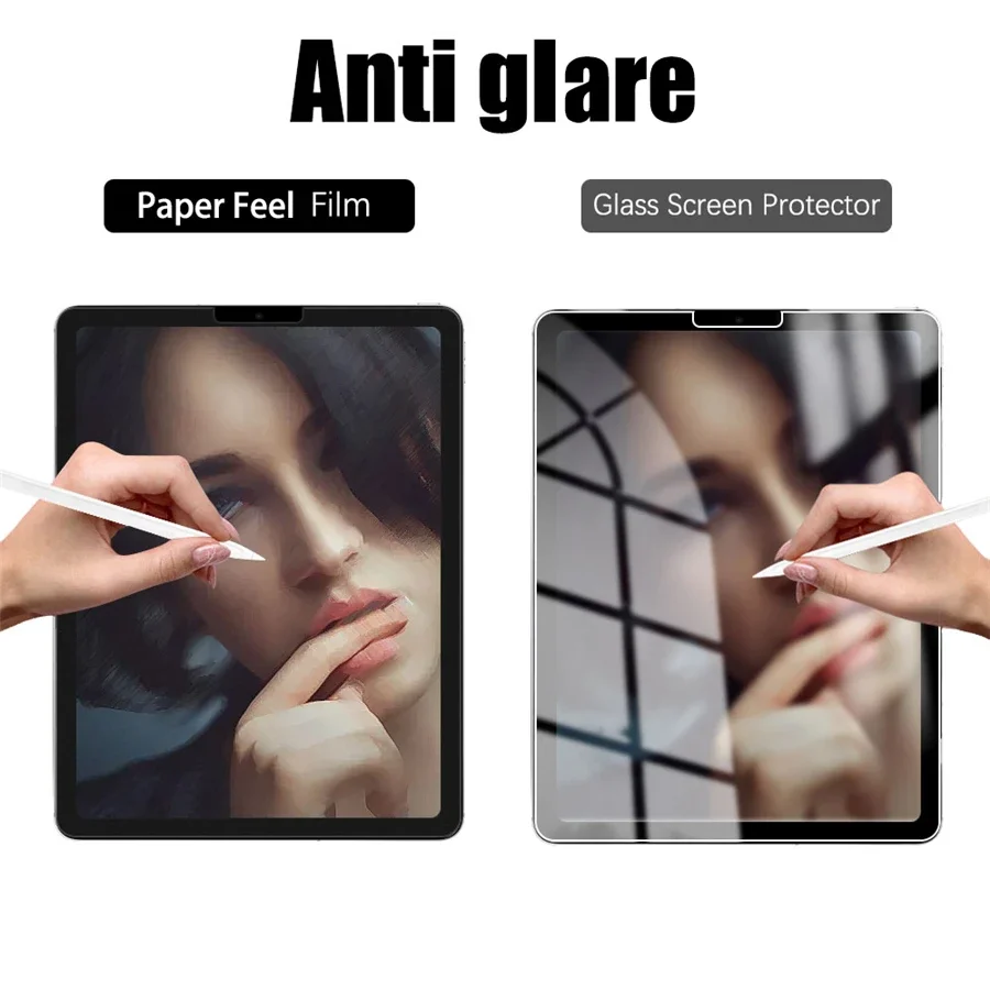 3Pcs Paper Feel Like Screen Protector For Xiaomi Pad 6 5 Pro 11 inch 6s Pro 12.4 Redmi Pad Se Tablet Matte Film No Glass