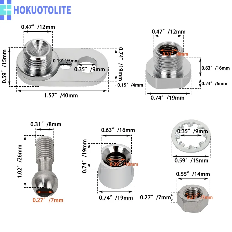 Motorcycle Front Turn Signal Swivel Rotary Assembly Kit For Harley CVO Softail Sportster Dyna Fat Boy Street Bob Low Rider 88-26