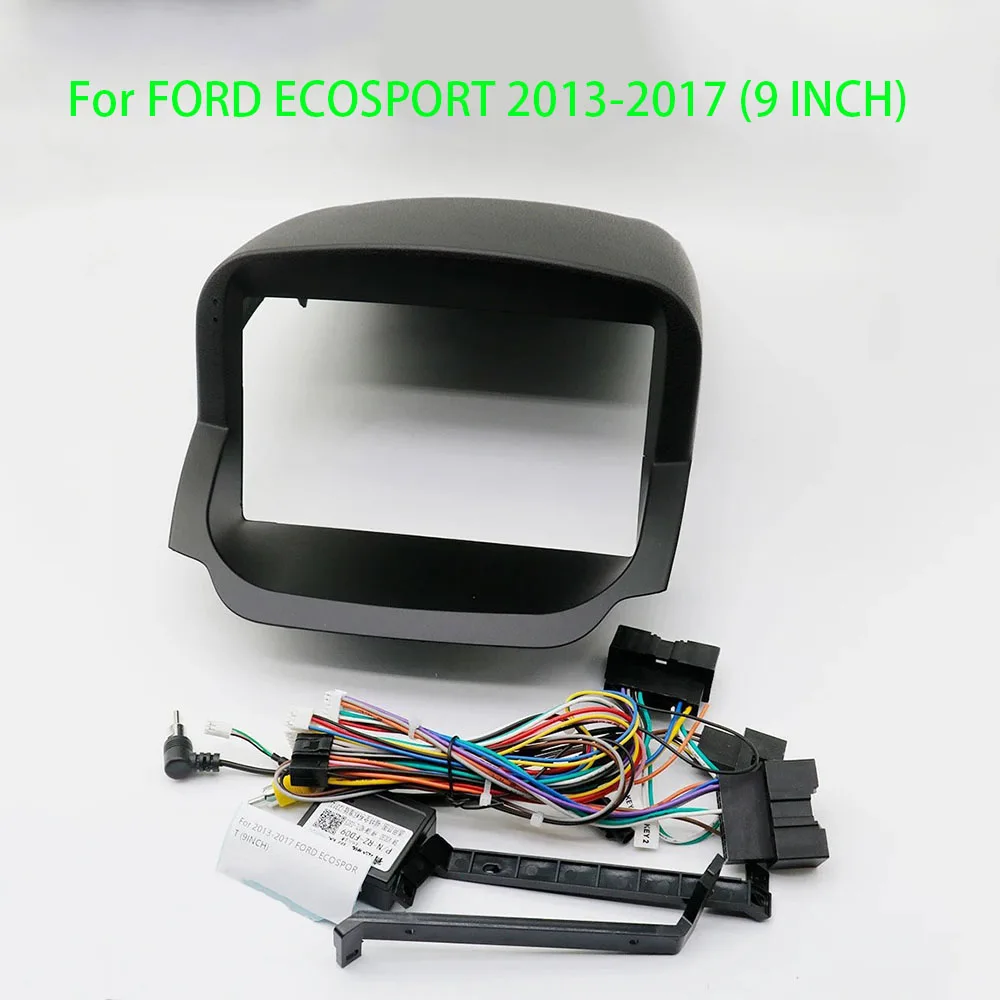 Car Radio DVD Player Fascias Frame For FORD ECOSPORT 2013-2017 9'' Android GPS MP5 Stereo 2Din Head Unit Panel Dash Installation