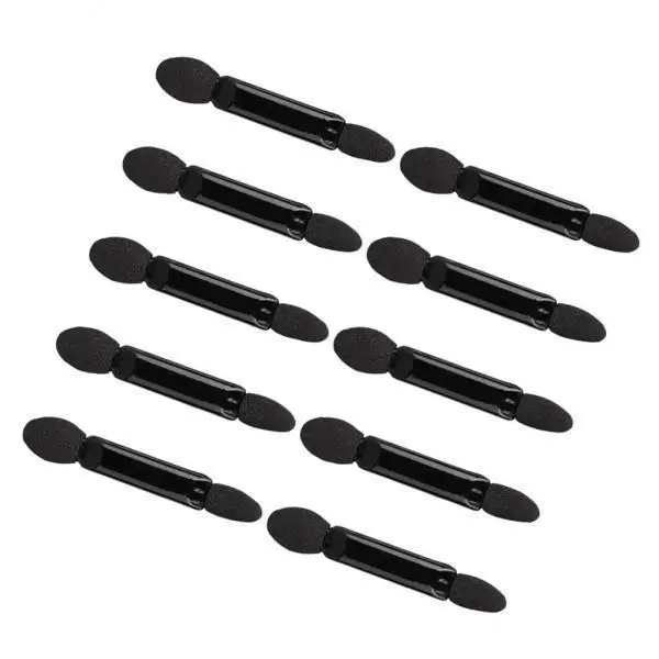 Sponge Eyeshadow Brush Set Disposable Oval Tip Makeup Applicators for Pro Artist and Home Beauty