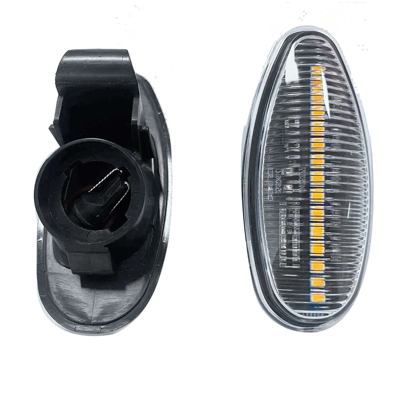 Car LED Front Side Marker Lights Turn Signal Blinker Light For Mitsubishi Lancer Mk7 Galant Pajero MR522027