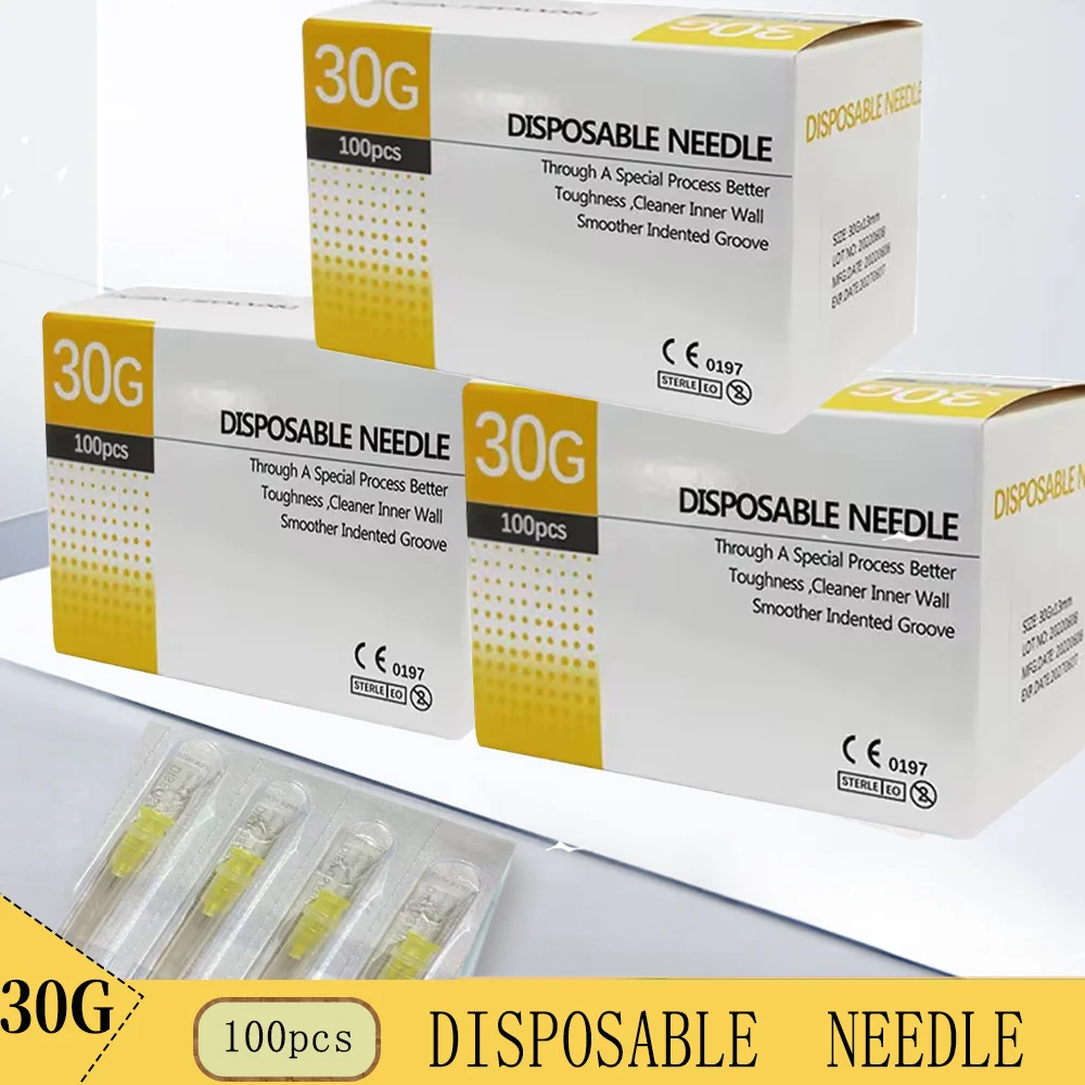 

Disposable 30G Needle Small Painless 30g 4mm 6mm 8mm13mm 25mm Tool Needles