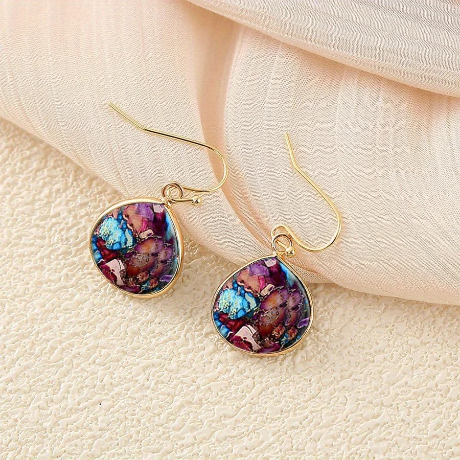 Fashion Bohemian Earring Imitation Turquoise Earring Earrings for Women Vintage Earrings Jewelry Perfect Gift To Lover Friend